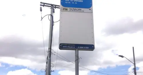 PARADERO SITP AVENIDA EL DORADO  105A06